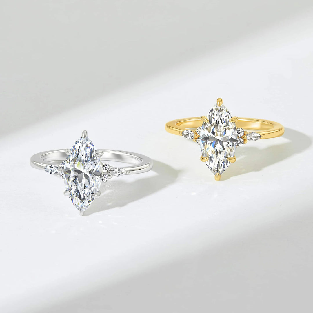 Minimalist Marquise-Shaped Ring