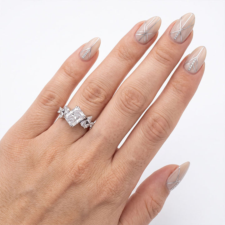 Radiant Marquise Cluster Ring