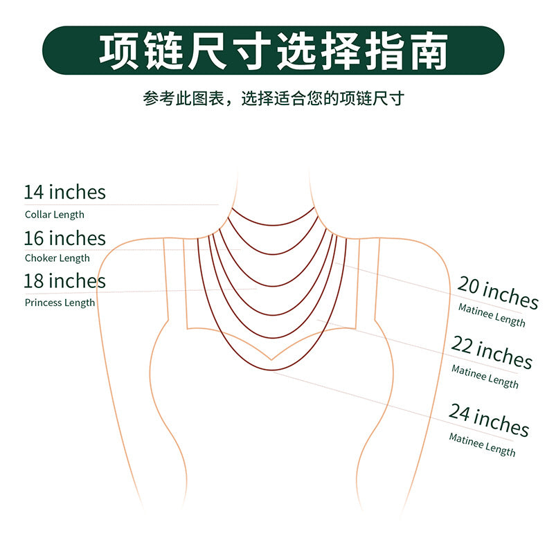 Round Gradient Tennis Necklace