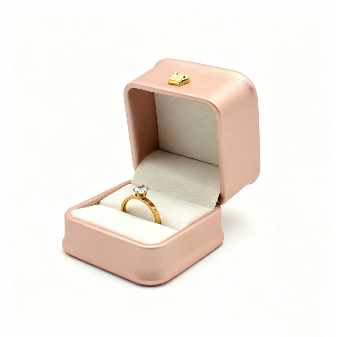 Crown Ring &amp; Stud Earring Box