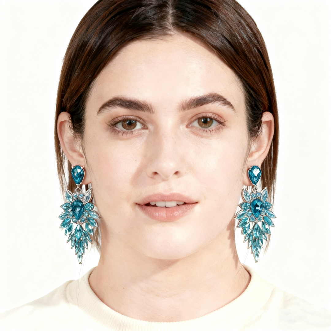 Crystal Tassel Earrings
