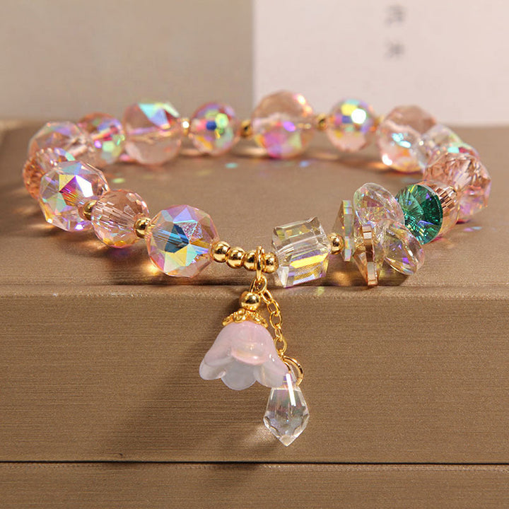 Temperament pendant natural crystal bracelet
