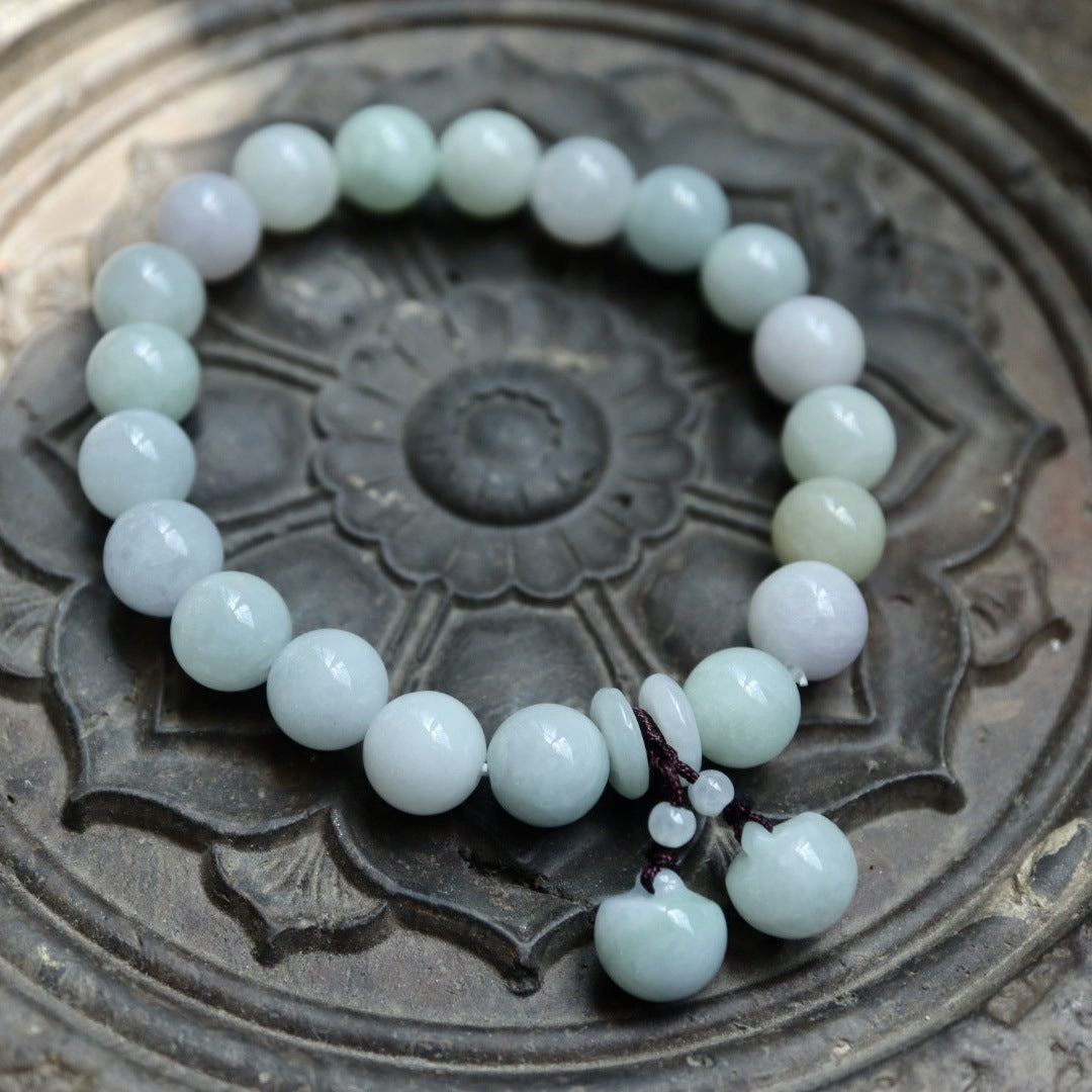 Jadeite &amp; Apple Bracelet
