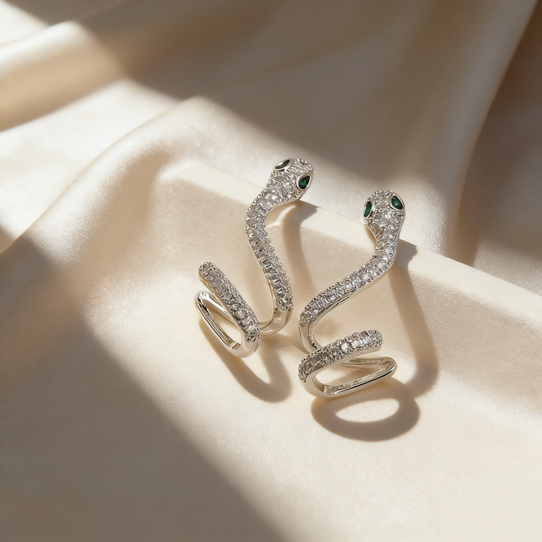 Classic Snake Stud Earrings