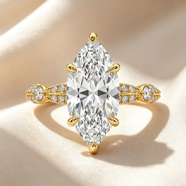 Marquise‑Cut Vintage Ring