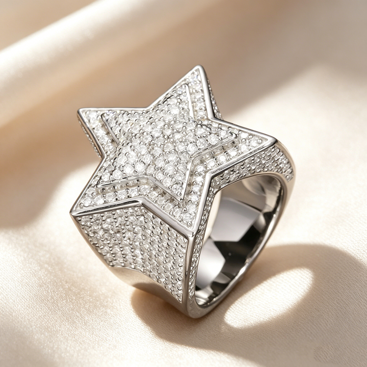 Luxury Five-Pointed Star Ring