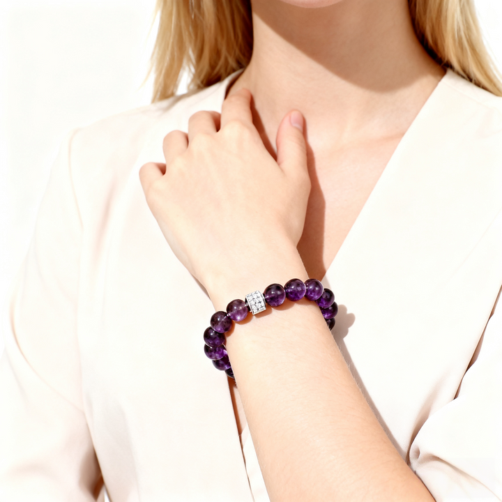 Natural Amethyst Lucky Bracelet
