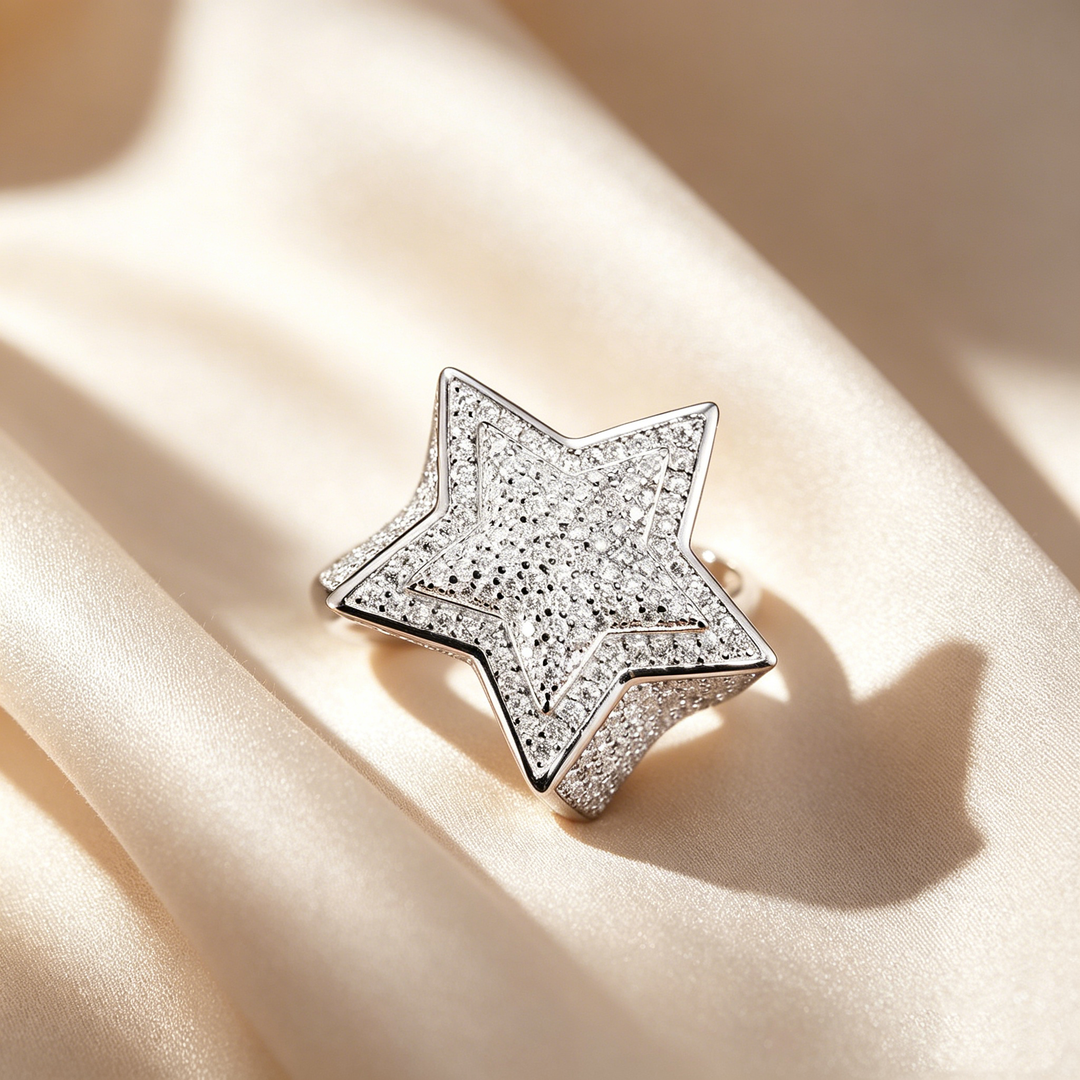 Luxury Five-Pointed Star Ring