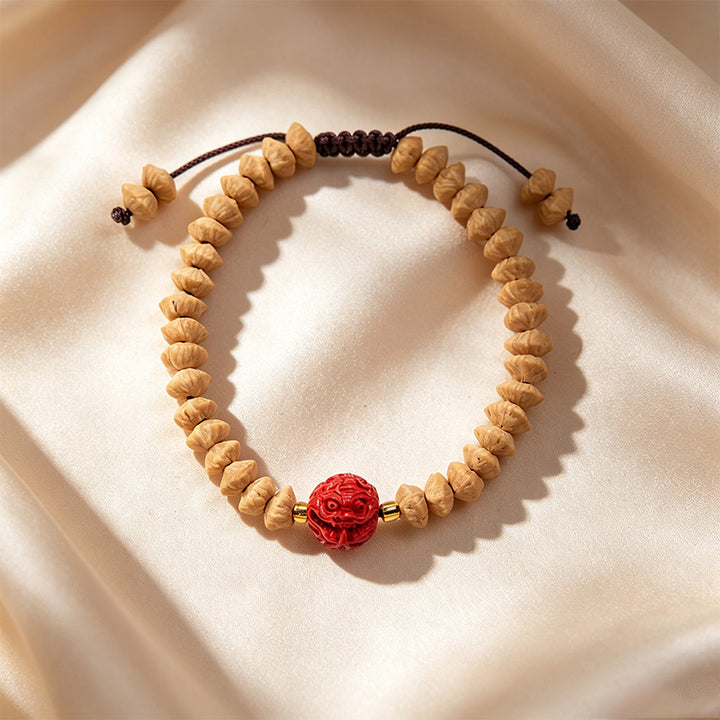 Green Sandalwood &amp; Agate Beaded Bracelet Collection