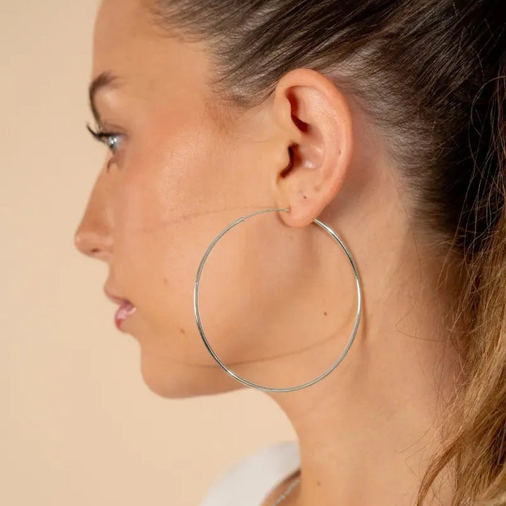 Sculpted Hoop Earrings