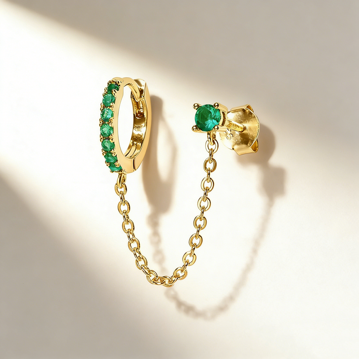 Minimalist Stackable Chain Earrings