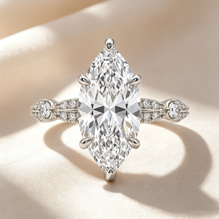 Marquise‑Cut Vintage Ring
