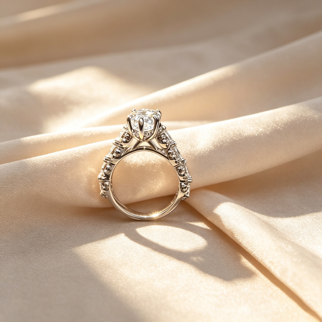 Vintage Pear-Shaped Pear Ice‑Cut Ring