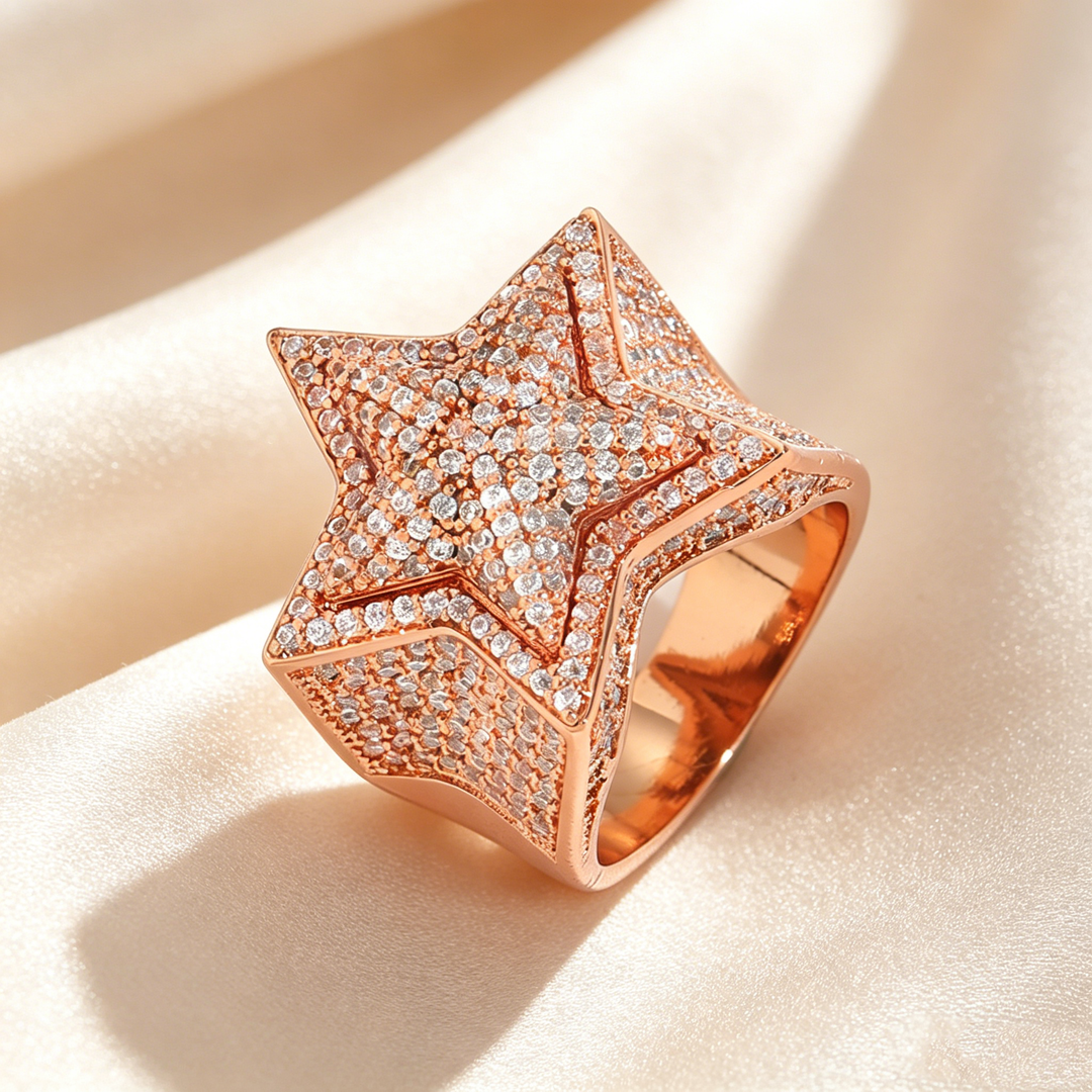 Luxury Five-Pointed Star Ring