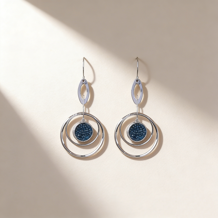Interlocking Hoop Earrings