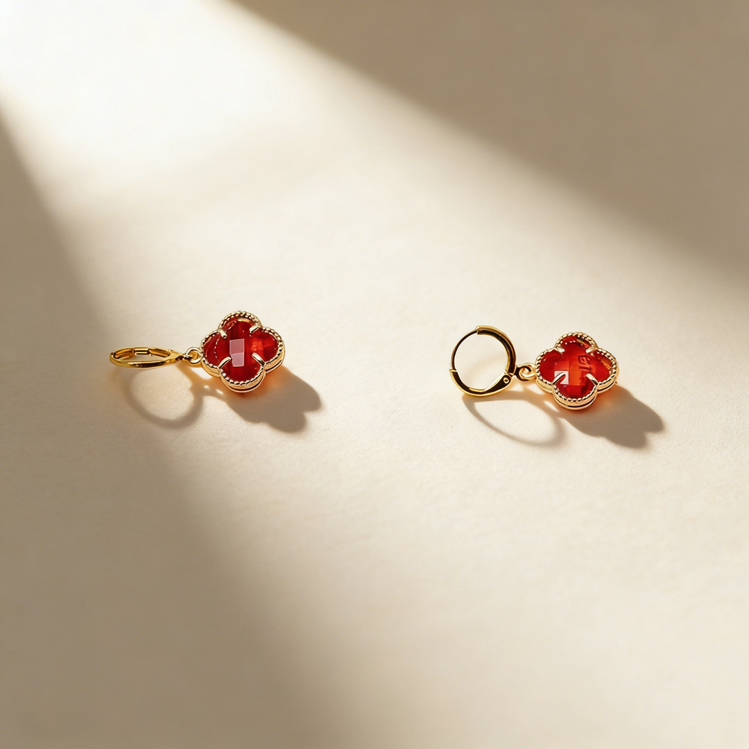 Classic Four-Leaf Clover Earrings