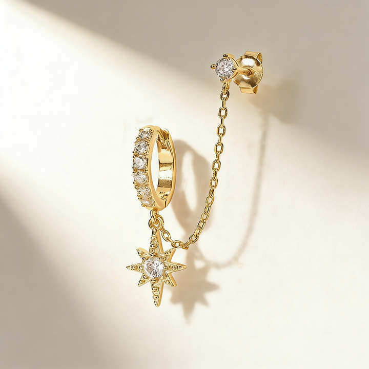 Minimalist Stackable Chain Earrings