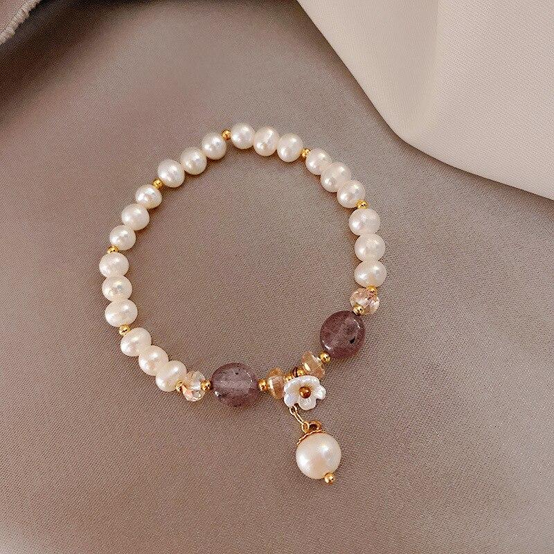 Freshwater Pearl &amp; Stone Bracelet