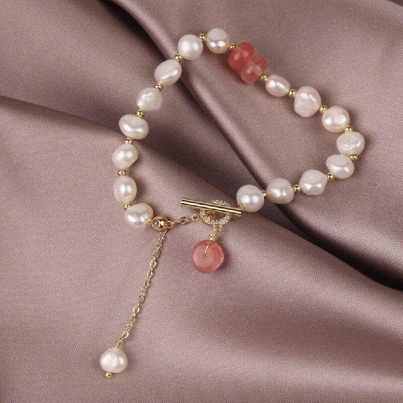 Freshwater Pearl &amp; Aventurine Bracelet