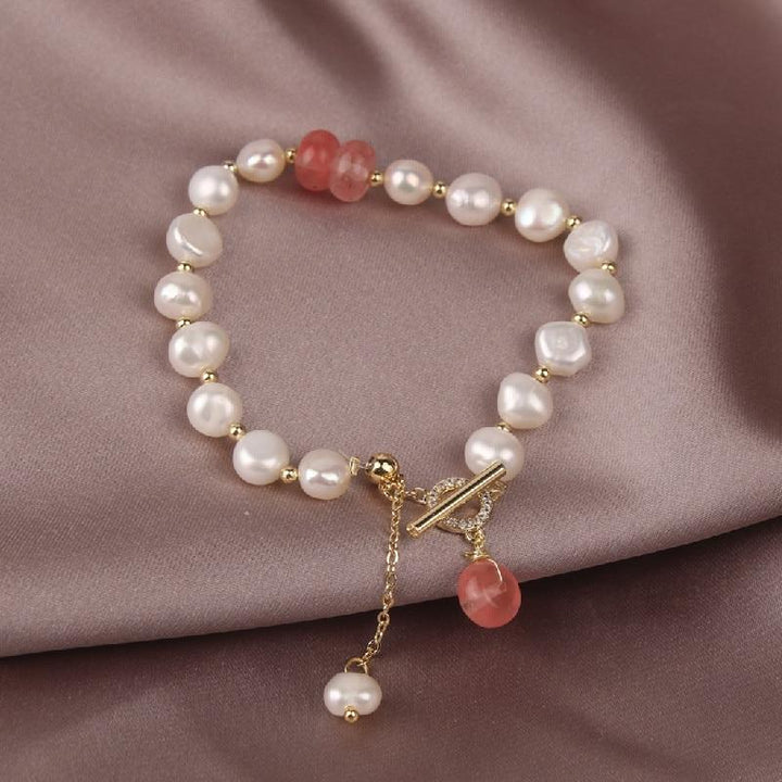 Freshwater Pearl &amp; Aventurine Bracelet