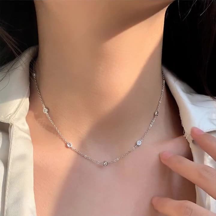 Delicate Bubble Stardust Necklace
