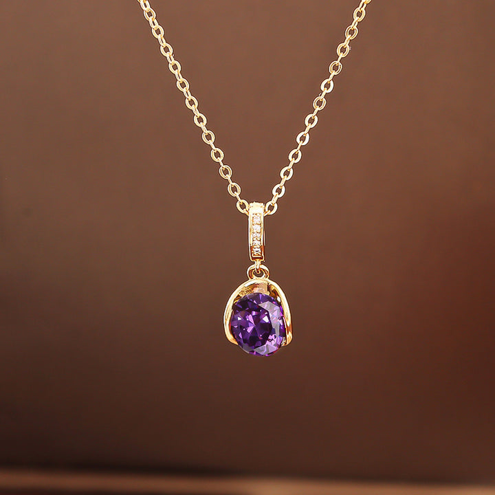 Purple Star Amethyst Jewelry Set