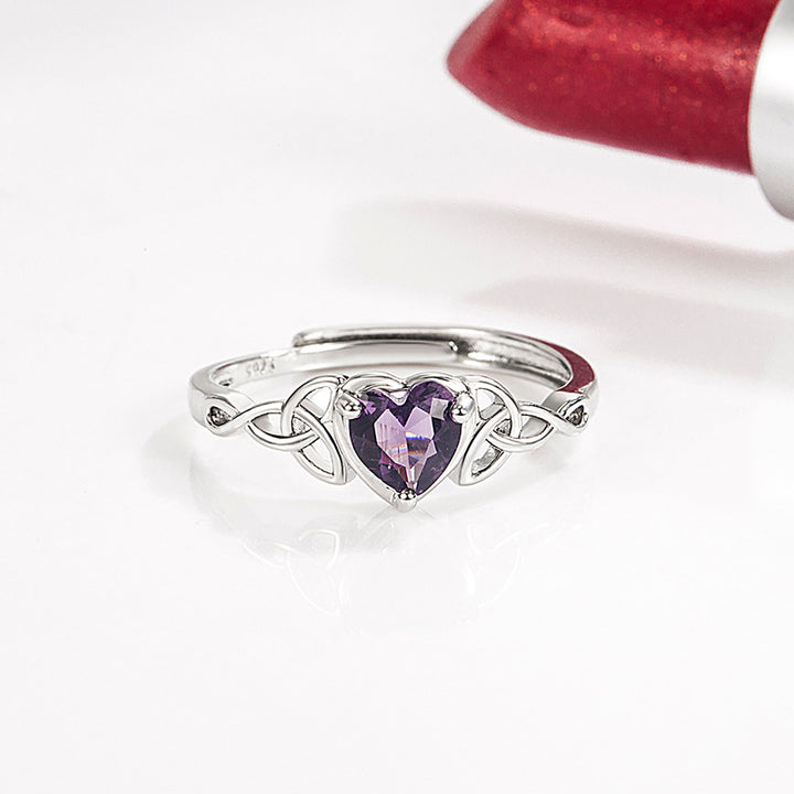 Classic Heart Crystal Ring