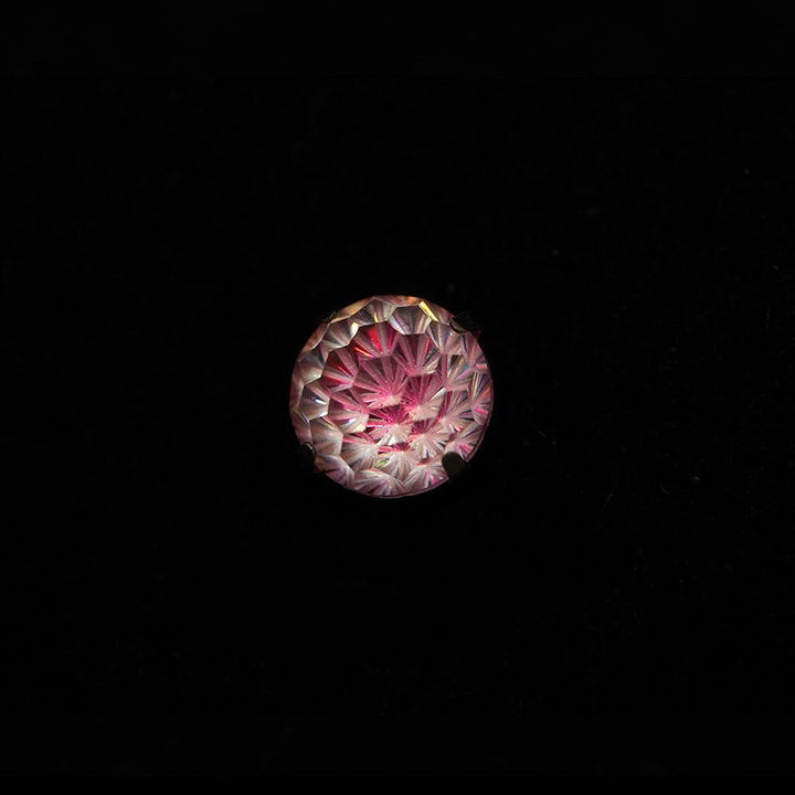 Fireworks Cut Colored Gem Stud Earrings