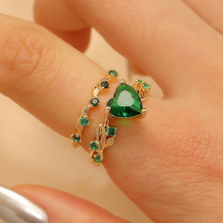 Heart Ring Set