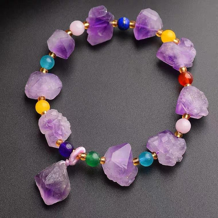 Amethyst &amp; Brave Bracelet