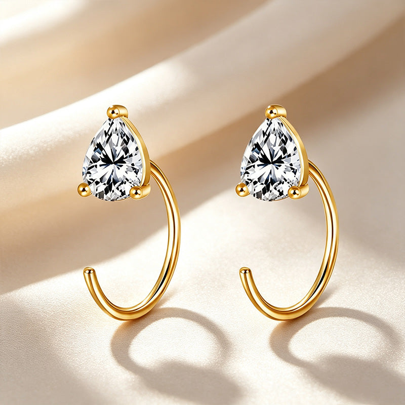Minimalist Tiny Huggie Hoop Cartilage Earrings