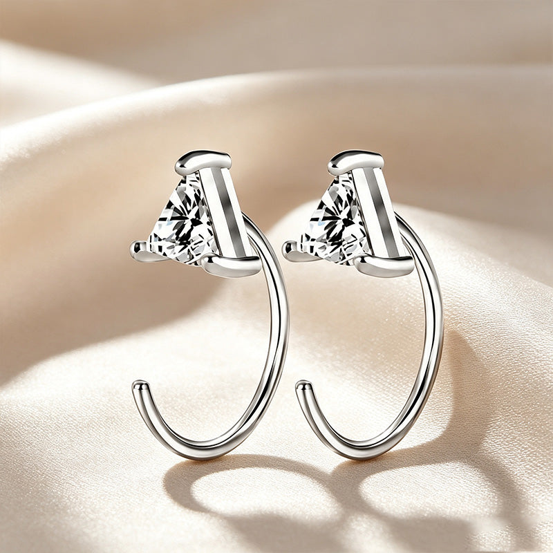 Minimalist Tiny Huggie Hoop Cartilage Earrings