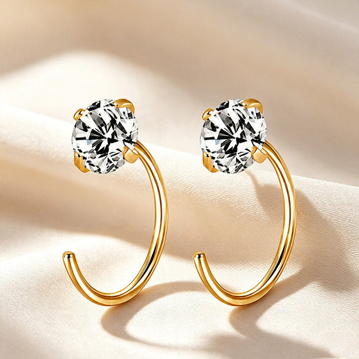 Minimalist Tiny Huggie Hoop Cartilage Earrings
