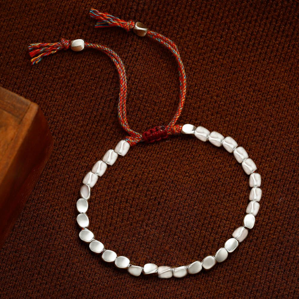 Tibetan Copper Beads Bracelet Handmade - For Healing, Strength &amp; Protection